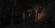 The overall environment of the cave biome is daunting (Image via Minecraft)